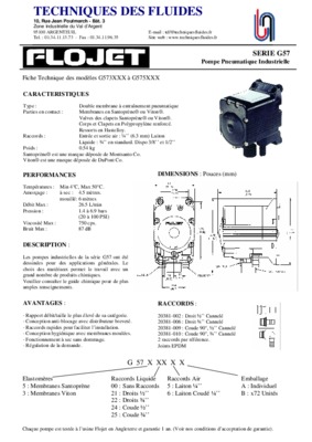 pompe industrielle Book