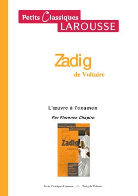 commentaire sur voltaire histoire des voyages de scarmentado Book