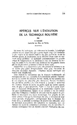 cours de technique routiere Book