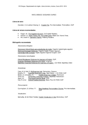 lectura ingles Book