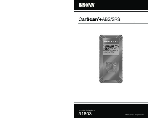 scanner innova 3160 Book