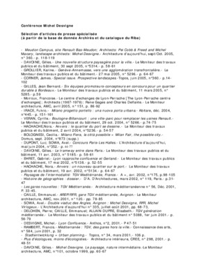 michel desvigne confluences Book