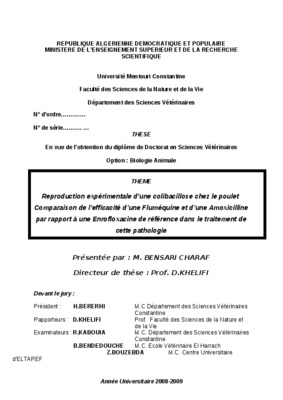 colibacillose endotoxinique Book