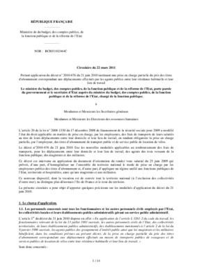 circulaire 30 mars 2011 Book