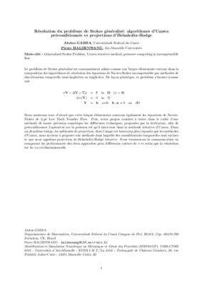 exercice et corrige algorithmes d_optimisation uzawa Book