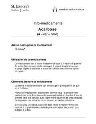 acarbose Book