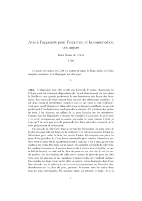 organiste Book
