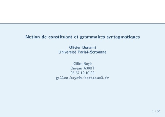 grammaires cours Book