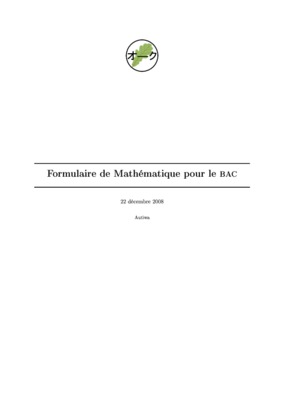 algaibre de bol generalitees Book