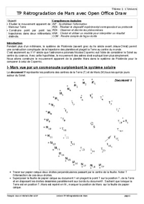 tp 7 retrogradation de mars Book