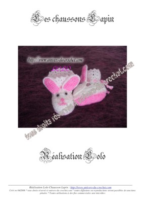 patron chausson bebe crochet Book