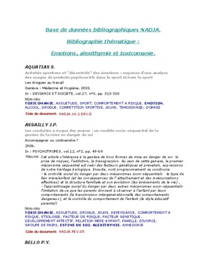 alexithymie Book