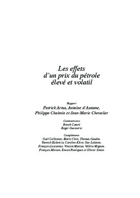 theories prix petrole Book