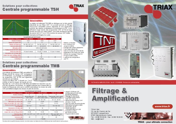 amplification et filtration centrale Book
