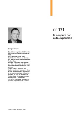 lecoupure par auto expansion sf6 Book