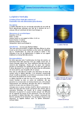 merkaba mode d_emplois Book