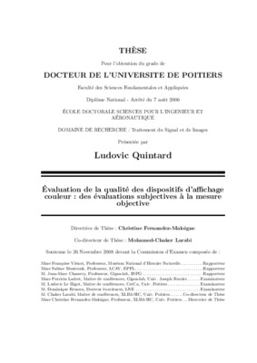 affichage qualite Book