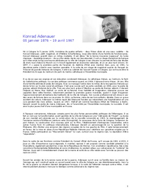 adenauer Book