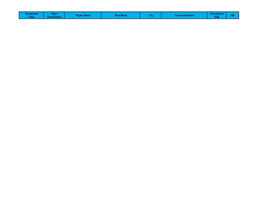 tournament Book