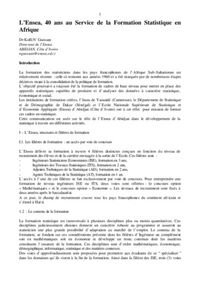 formation bases en statistique Book