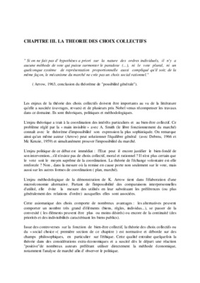 theorie des choix collectifs microeconomie Book