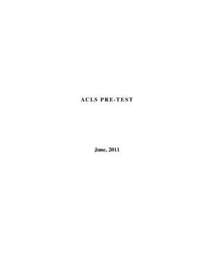 cours acls standard Book