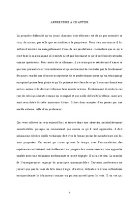 apprendre a chanter Book