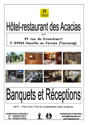 service des banquets Book
