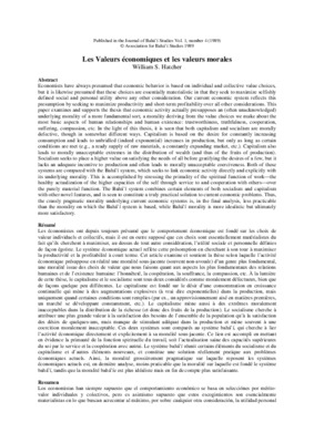 valeurs morales Book