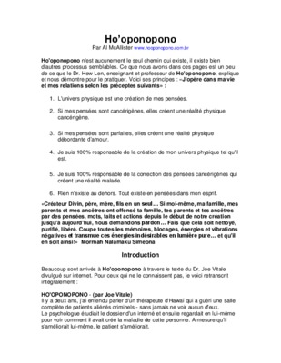 oponopono Book