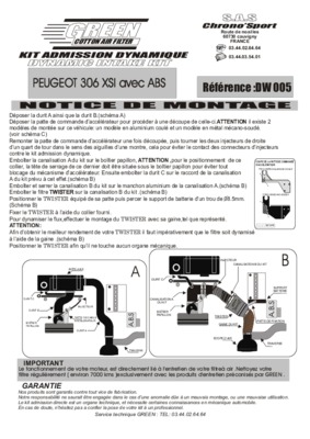 revue technique 306 xsi Book