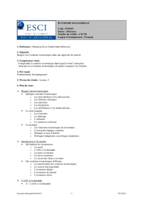 economie manageriale Book