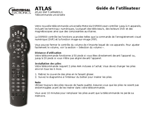 telecommande cogeco motorola Book