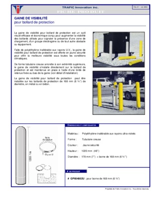 dimensionnement bollard Book
