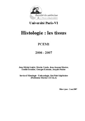 histologie les tissus Book