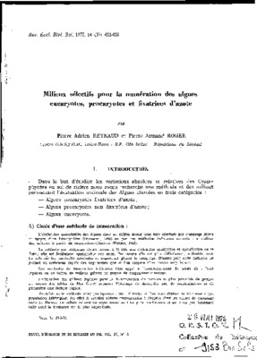 reproduction des algues eucaryotes Book