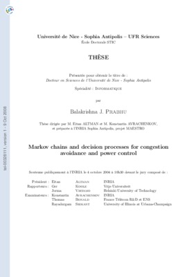 processus de decision markoviens exercice Book