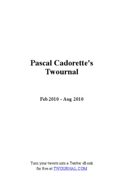 cadorette Book