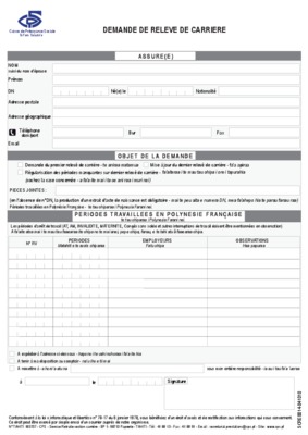 releve de carriere dz Book