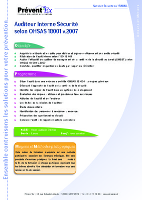 auditeur de production Book