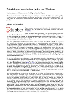 jabber Book