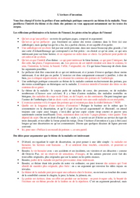 ecrire une preface Book