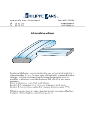 joints metalloplastiques Book