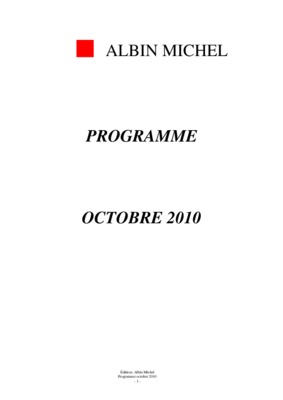 albin michel Book