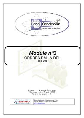 oracle essential supinfo Book