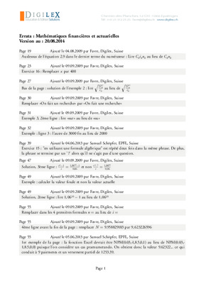 mathematiques actuarielles Book