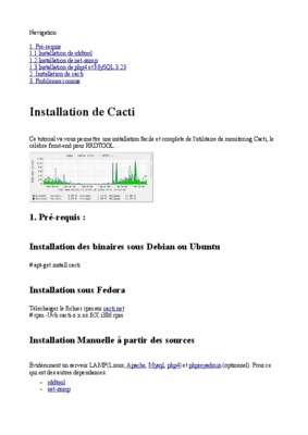 installtion cacti Book
