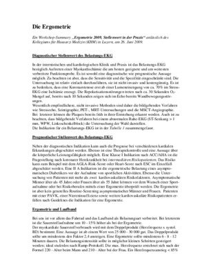 ergometrie Book