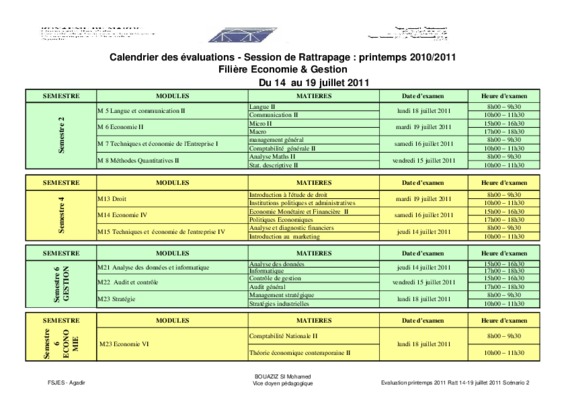 evaluation juillet 2011 Book