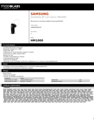 mode d _emploi hm1000 Book